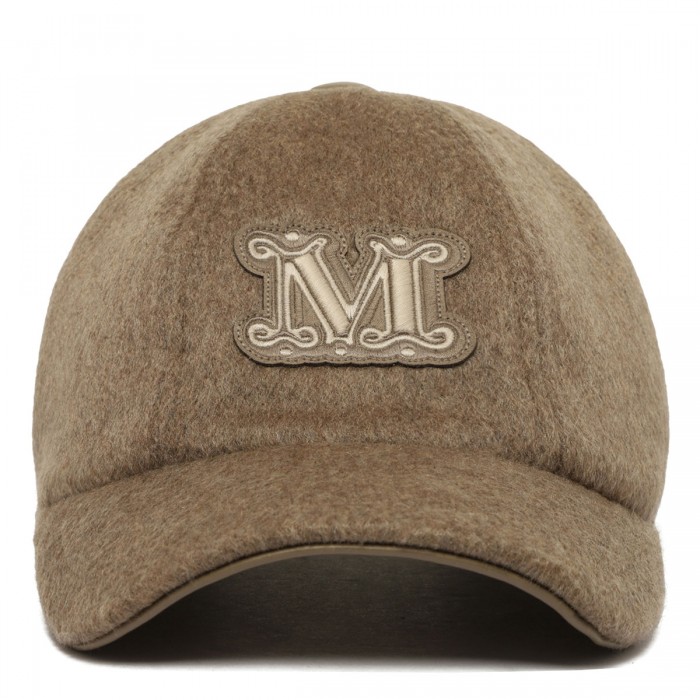 Cashmere baseball cap
