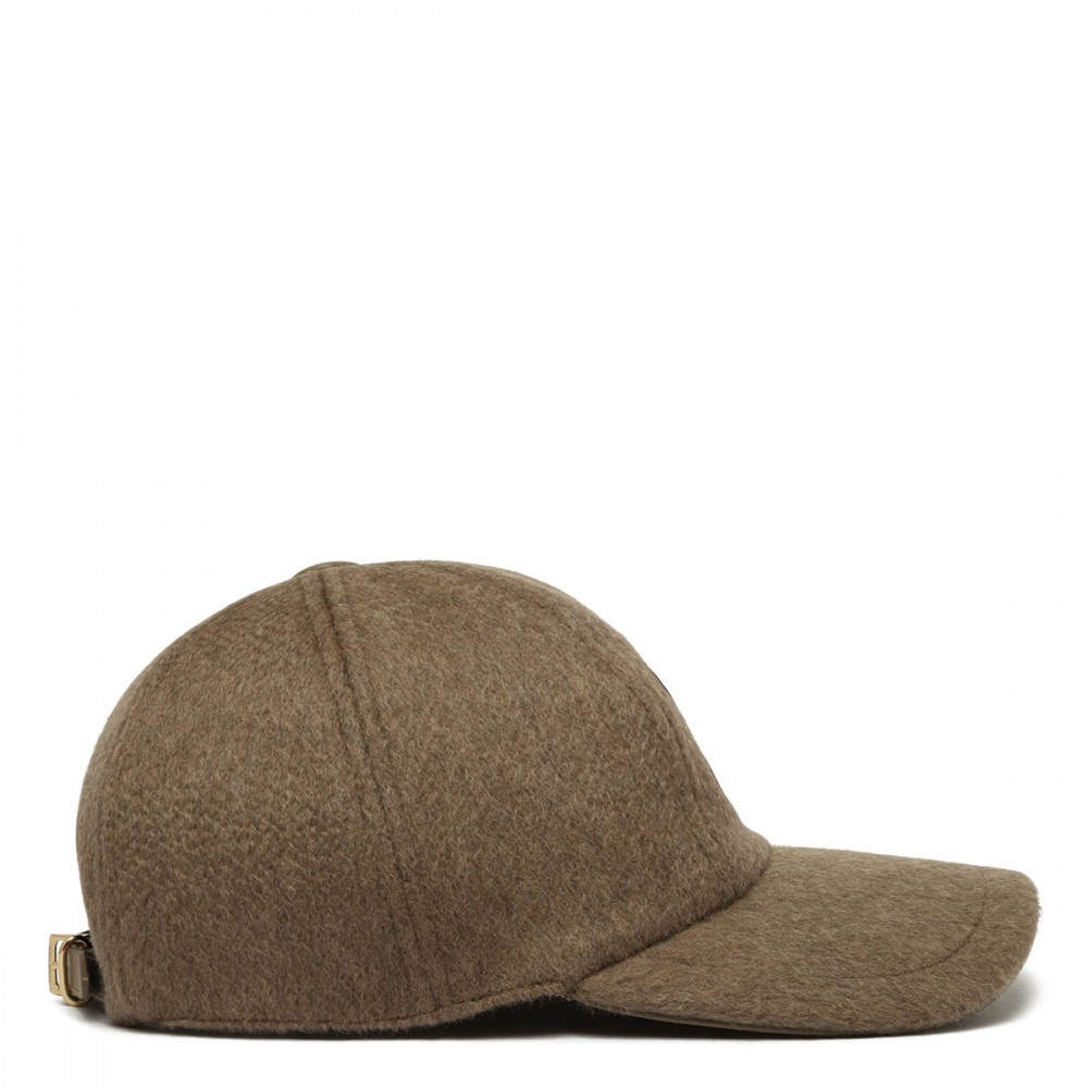Cashmere baseball cap