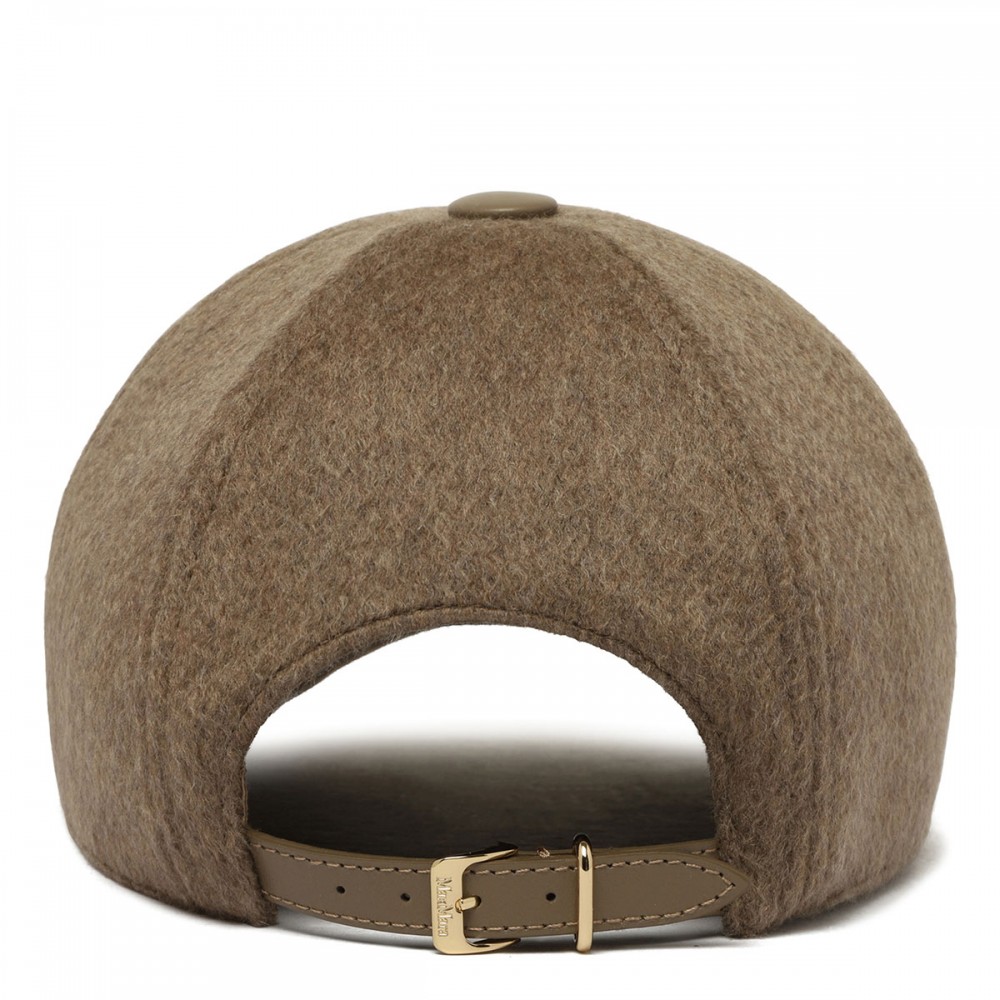 Cashmere baseball cap