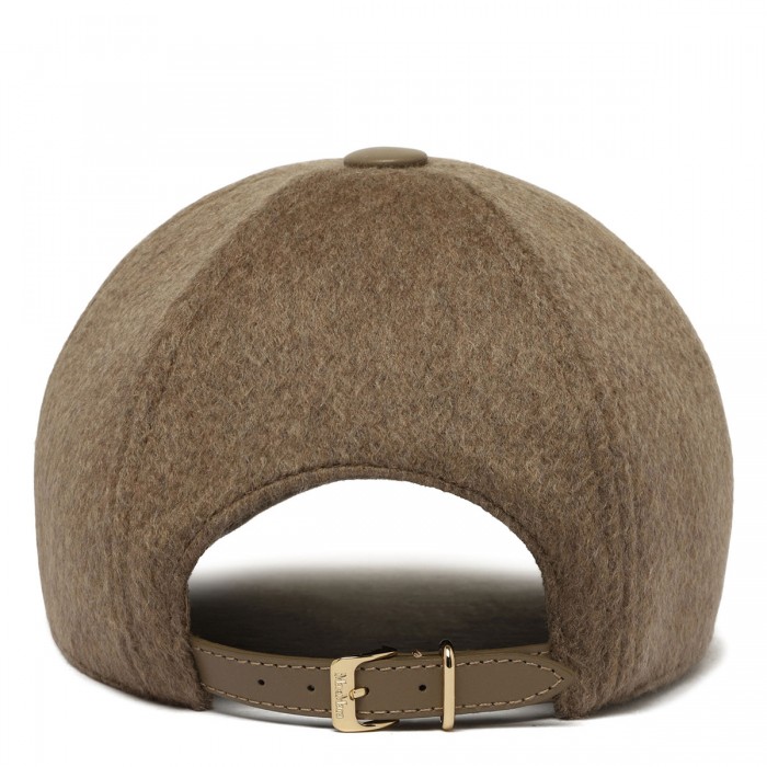 Cashmere baseball cap