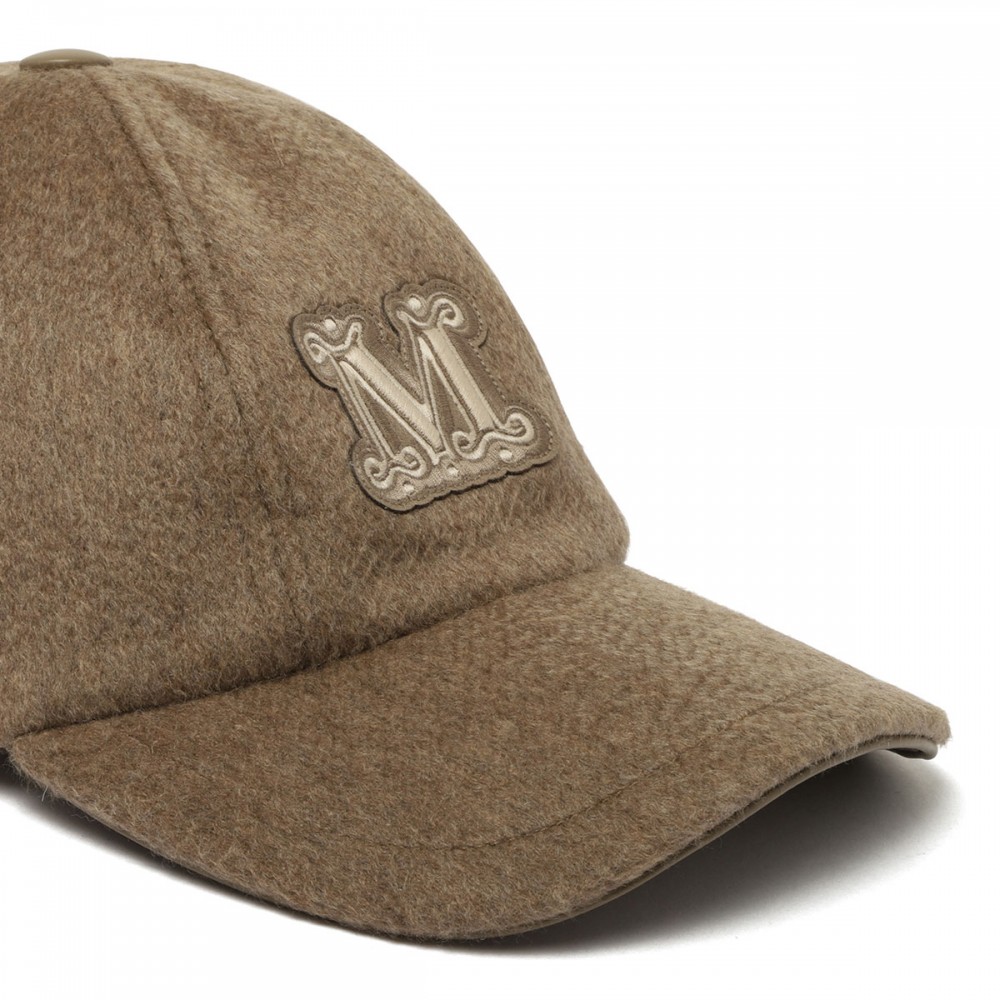 Cashmere baseball cap