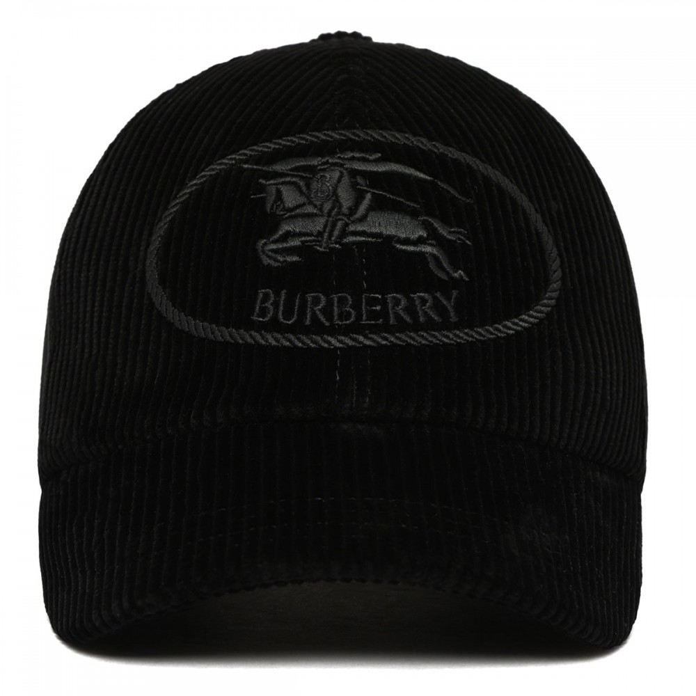 Corduroy baseball cap