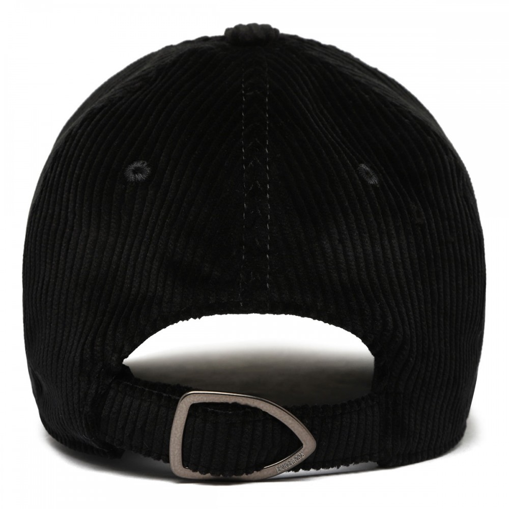 Corduroy baseball cap