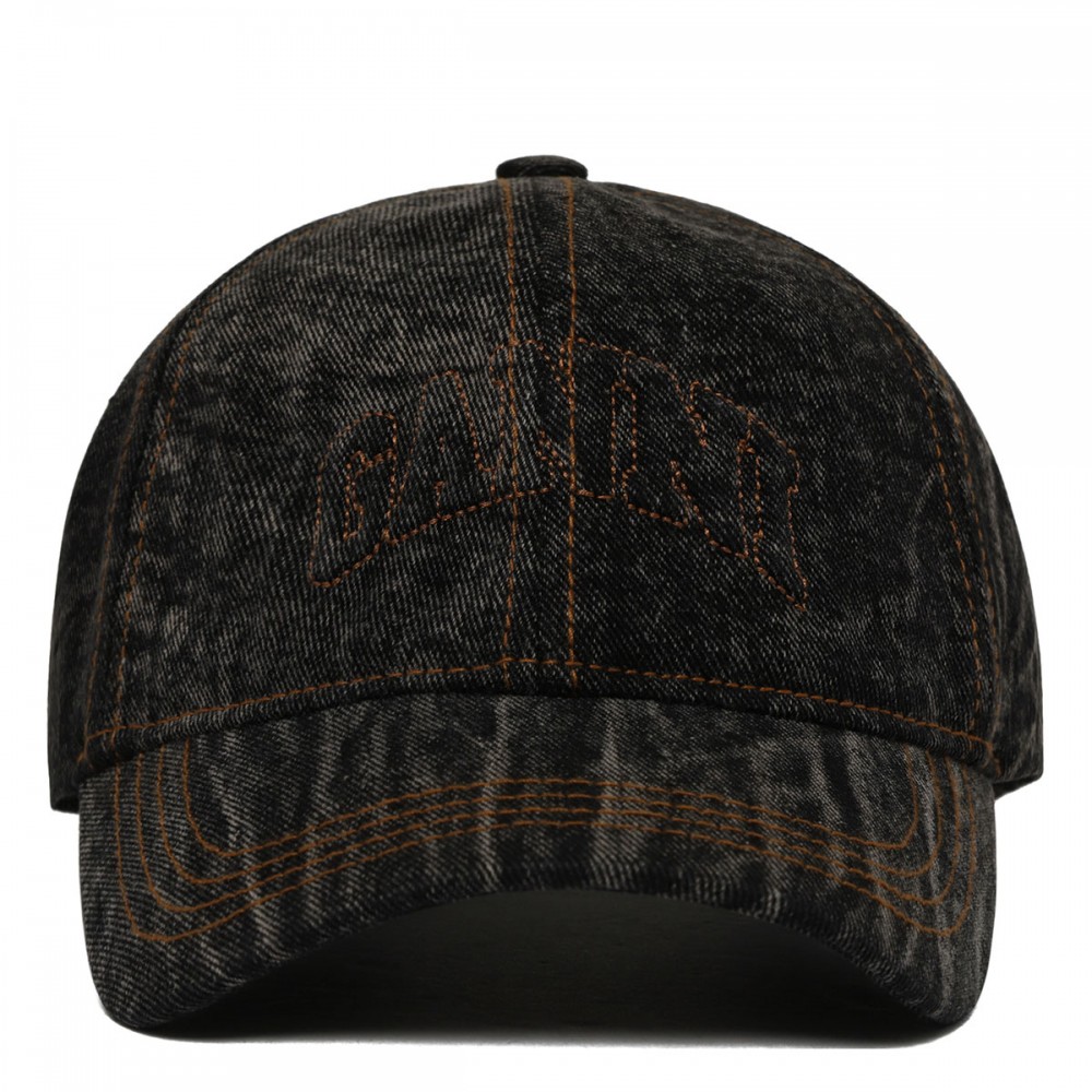 Denim cotton washed cap