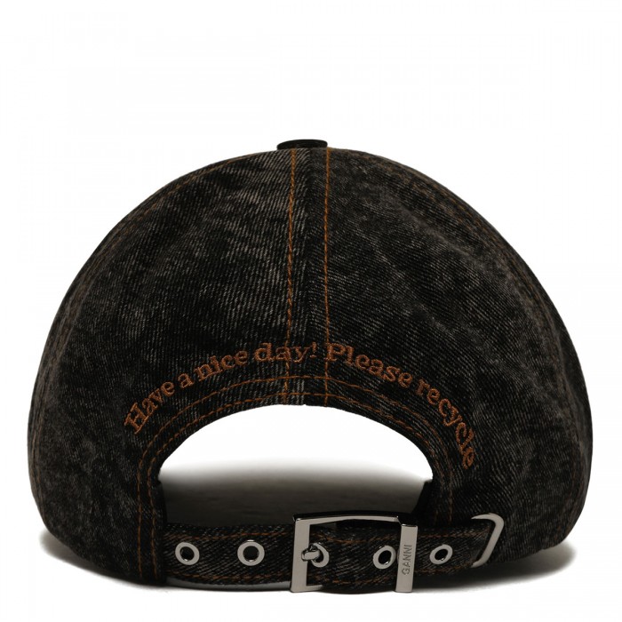 Denim cotton washed cap