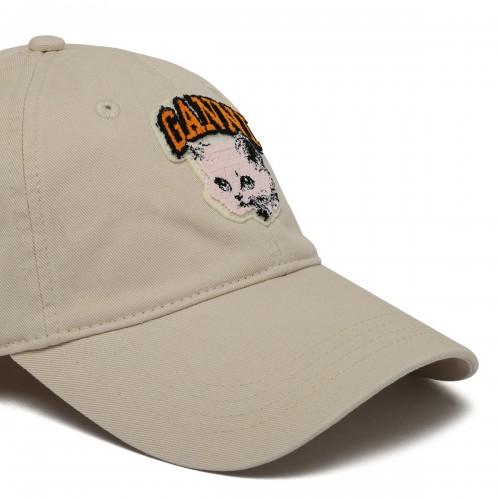 Egret hue cat canvas cap 2