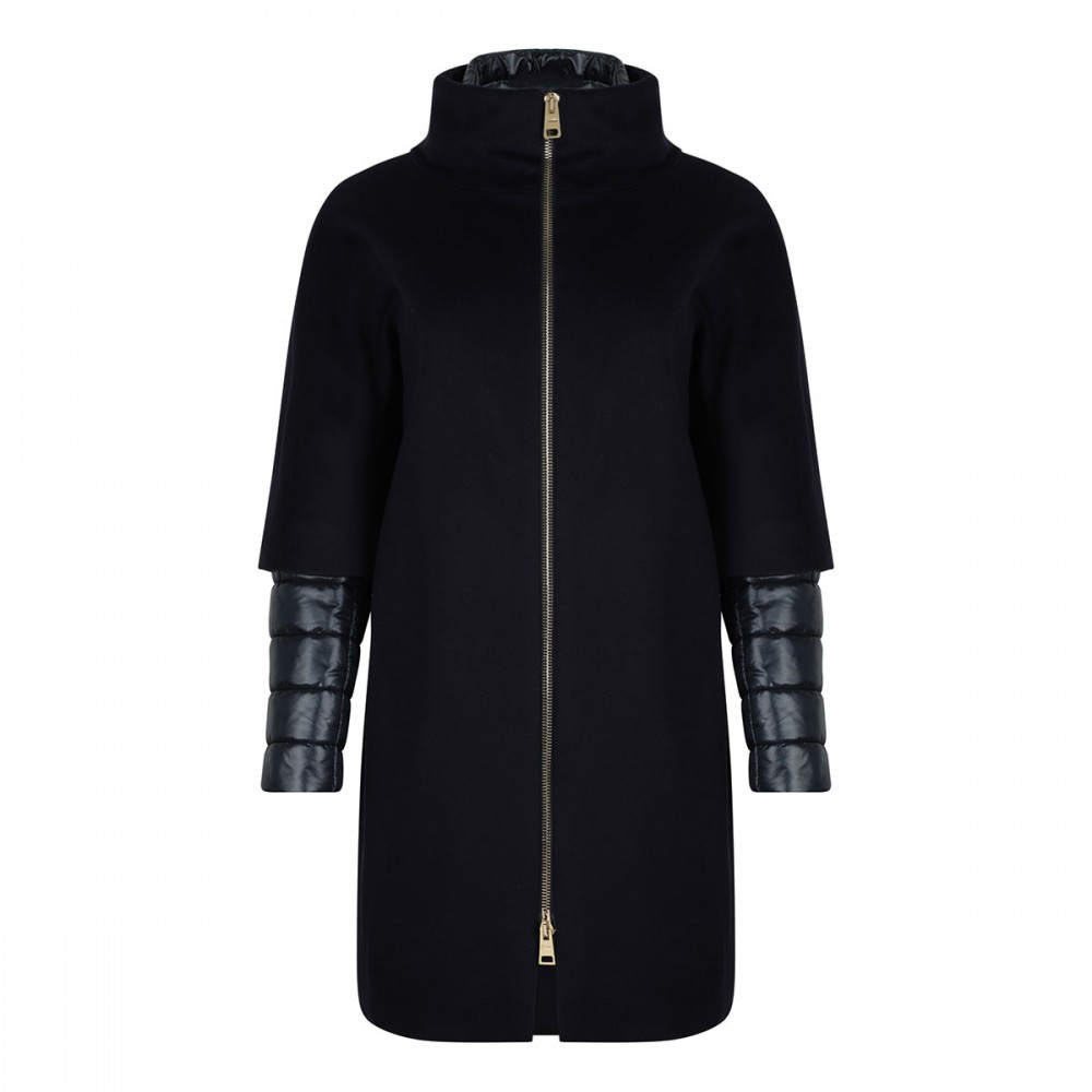 Wool and nylon ultralight coat