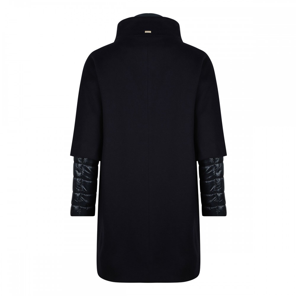 Wool and nylon ultralight coat