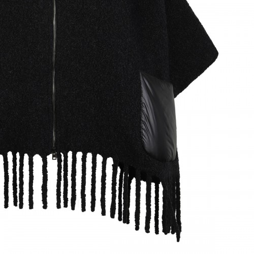 Black fringed cape 2