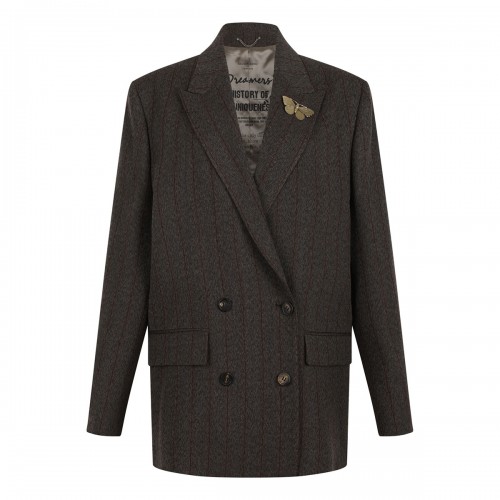 Wool double-breasted blazer