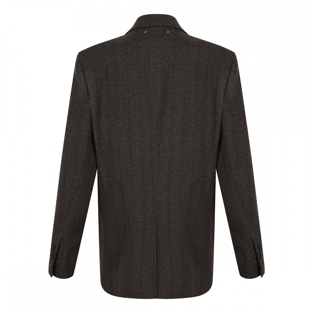 Wool double-breasted blazer
