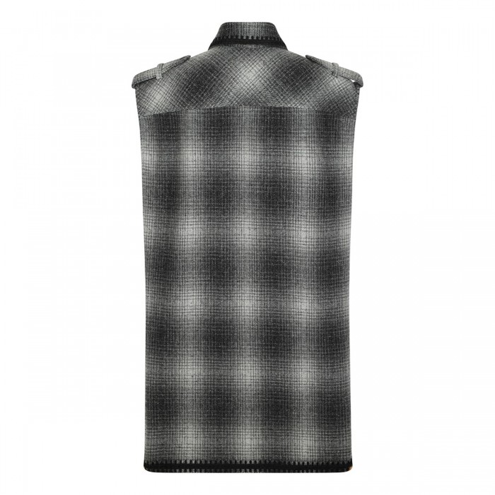 Check mini shirt dress