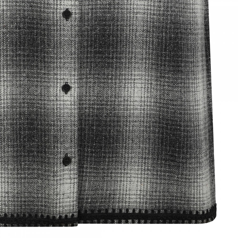 Check mini shirt dress