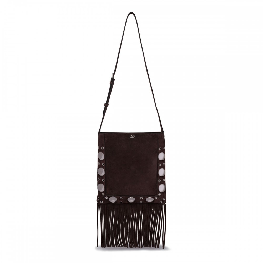 ショルダーバッグ VALENTINO GARAVANI NELLCOTE SUEDE LEATHER SHOULDER BAG Nellcôte suede shoulder bag | Le Noir - Unconventional Luxury