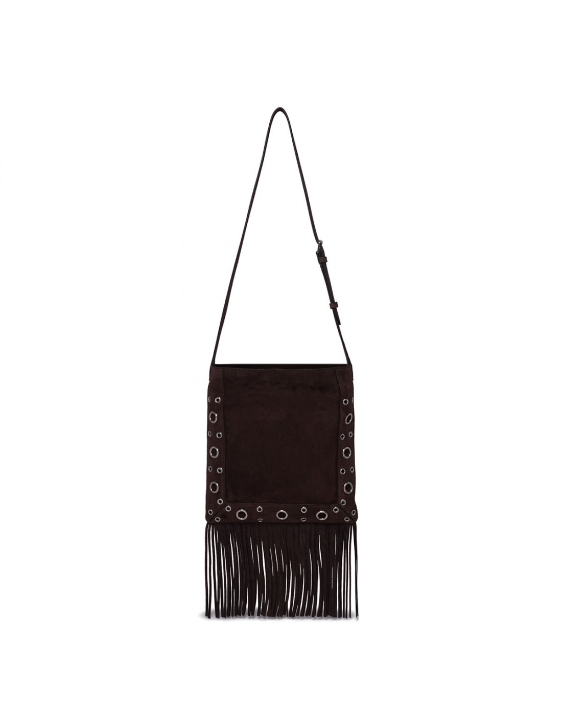 Nellcôte suede shoulder bag | Le Noir - Unconventional Luxury