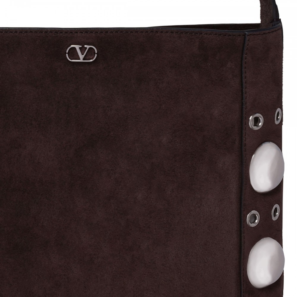 Nellcôte suede shoulder bag