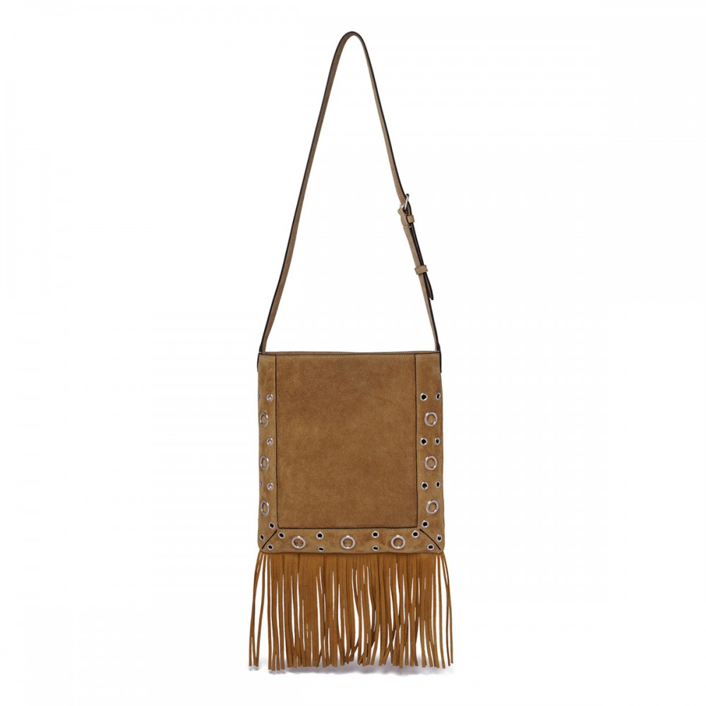 Nellcôte suede shoulder bag