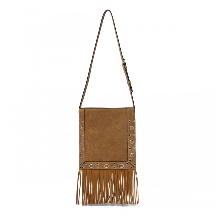 Nellcôte suede shoulder bag