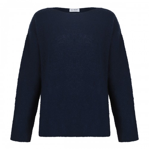 Navy virgin wool blend sweater
