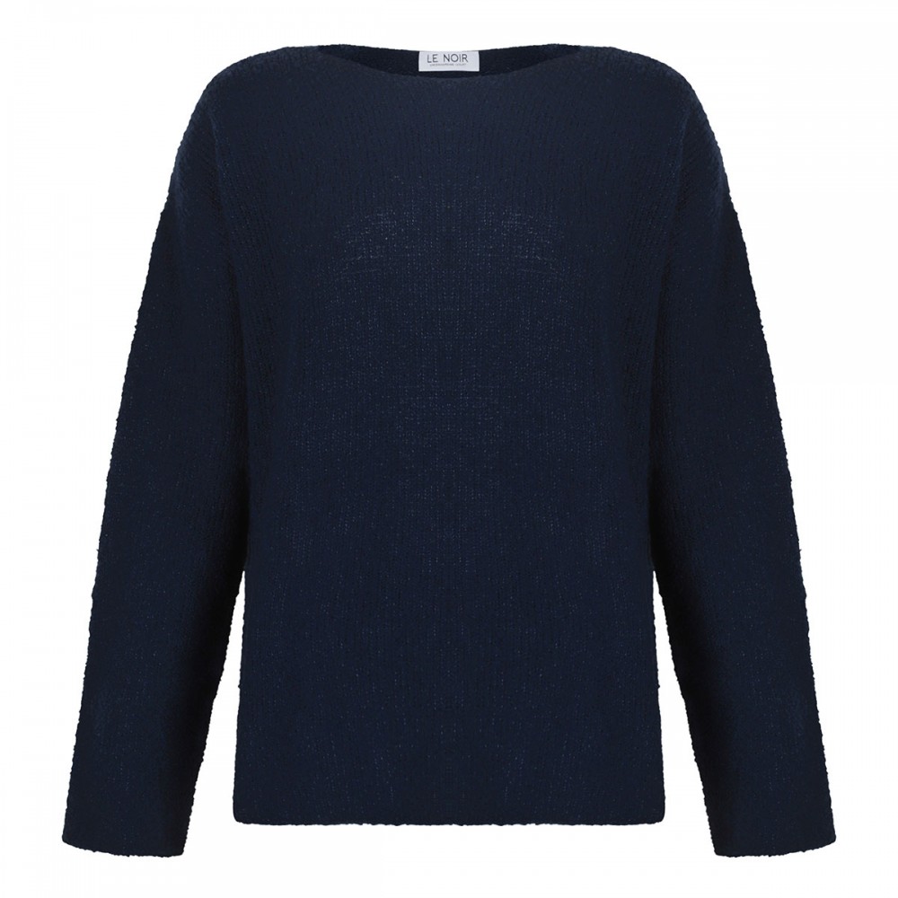 Navy virgin wool blend sweater
