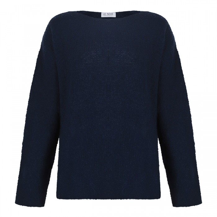 Navy virgin wool blend sweater