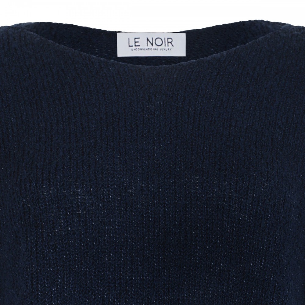 Navy virgin wool blend sweater