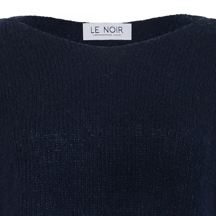 Navy virgin wool blend sweater