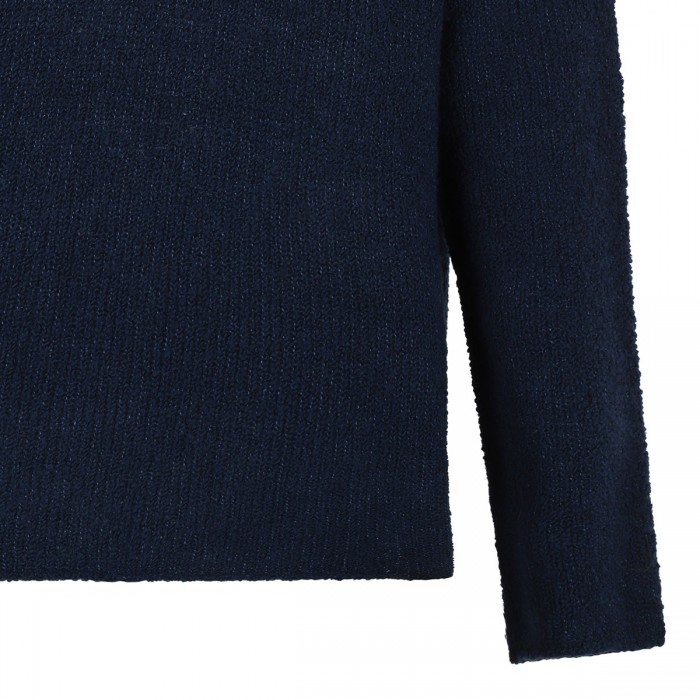 Navy virgin wool blend sweater