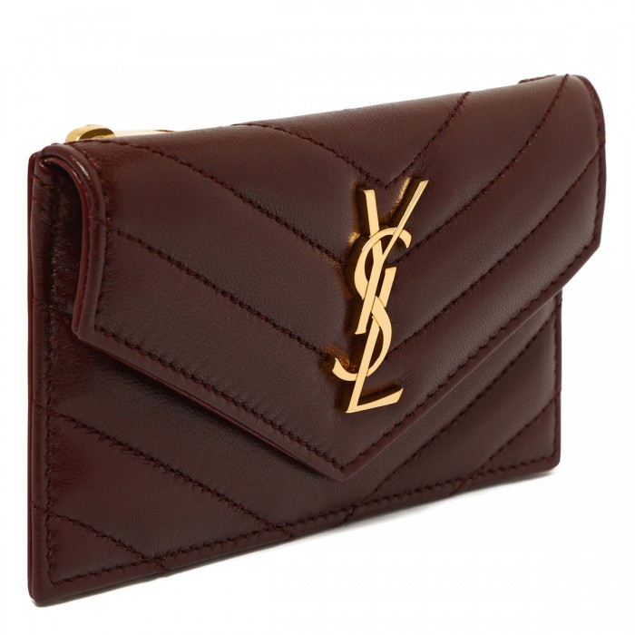 Cassandre Fragments flap card case