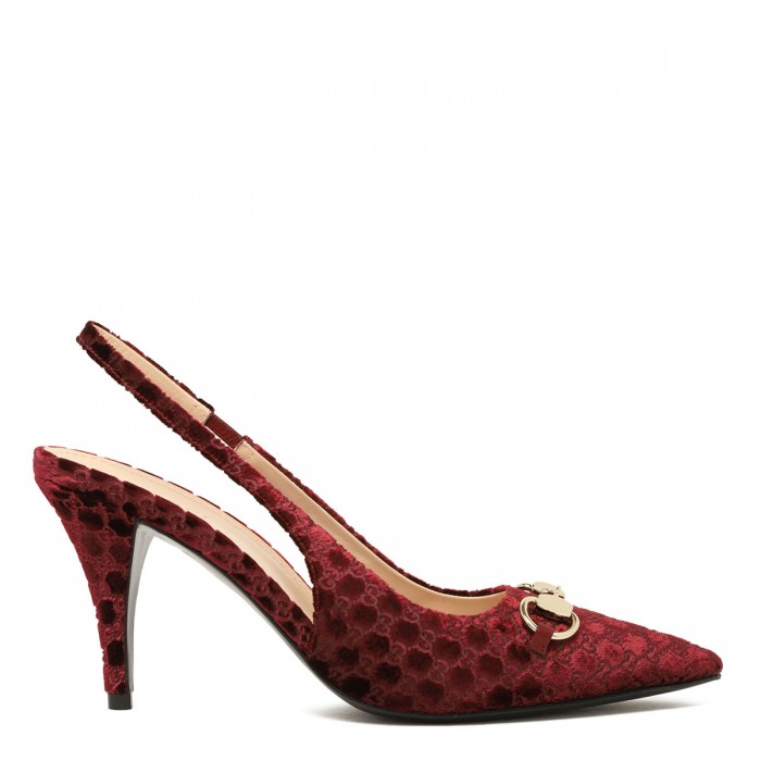 Horsebit slingback pumps