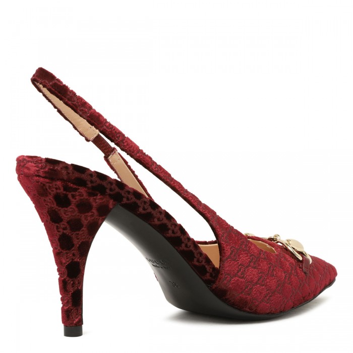 Horsebit slingback pumps