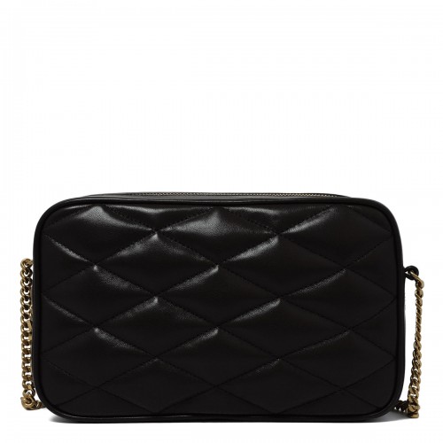 Matelassé leather camera bag