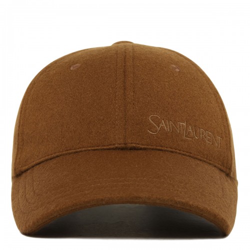 Logo cashmere cap