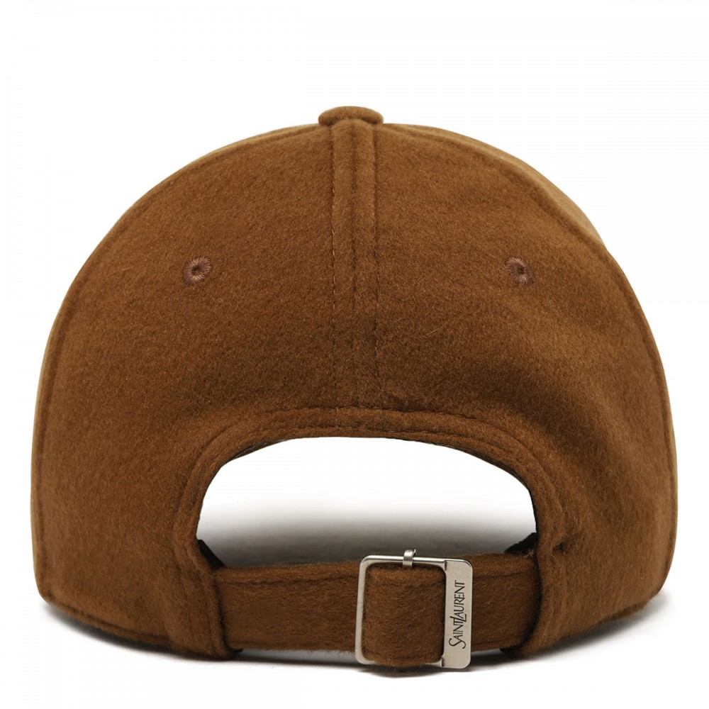 Logo cashmere cap
