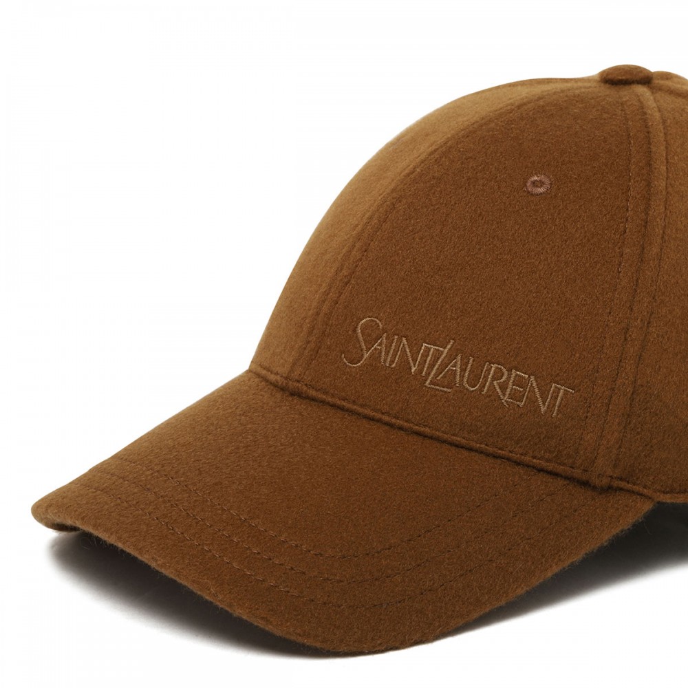 Logo cashmere cap