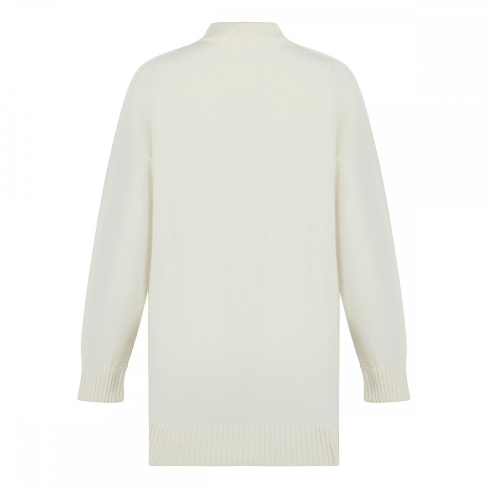 Bull knit cashmere shirt jacket