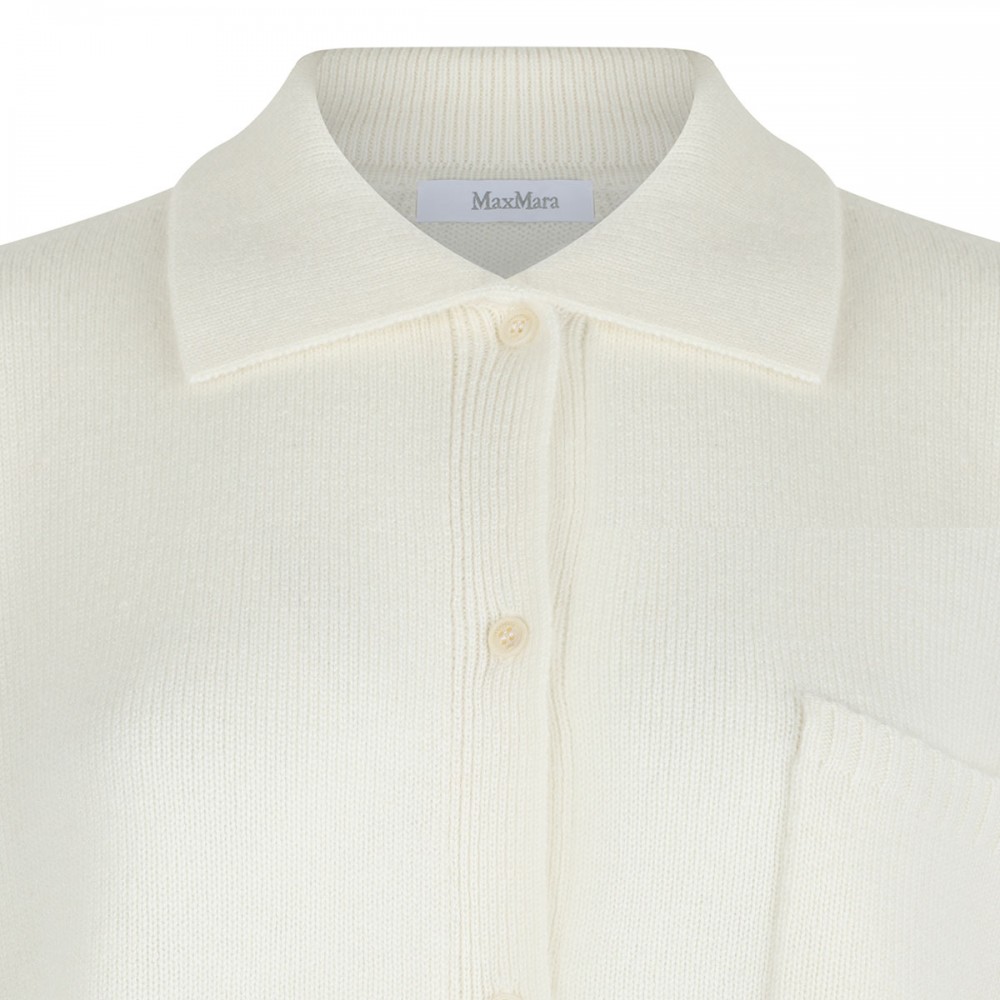 Bull knit cashmere shirt jacket