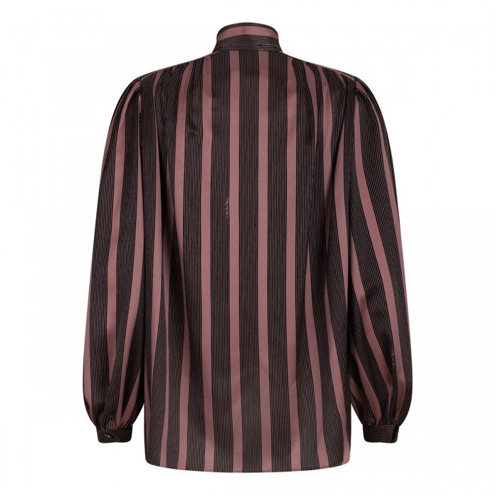 Pussy bow silk blouse