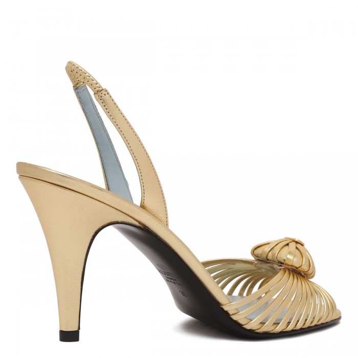 Royal laminated leather sandals