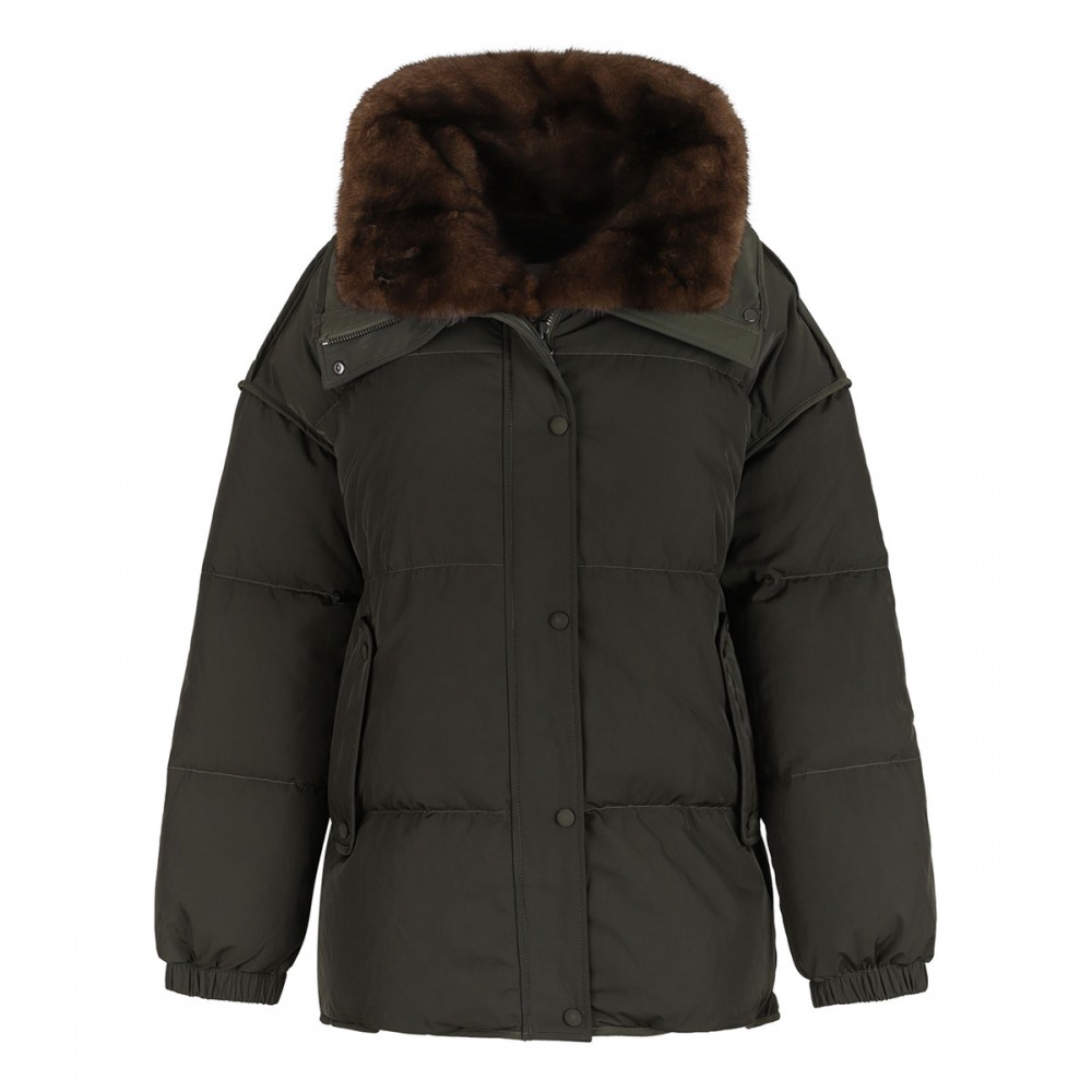 A Line puffer jacket