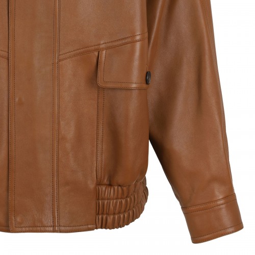 Leather bomber jacket 2