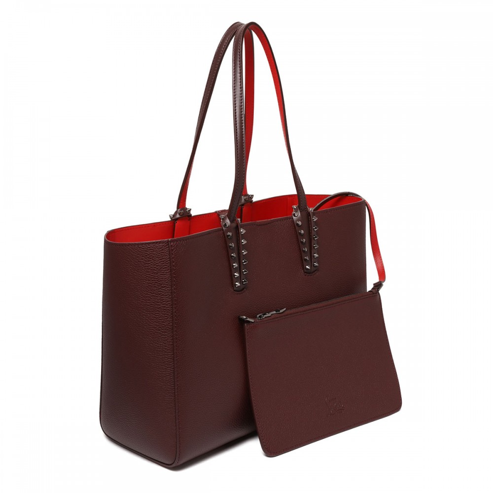 Cabata small leather tote bag