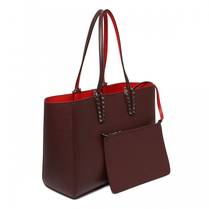 Cabata small leather tote bag