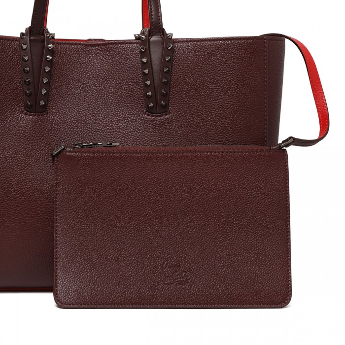 Cabata small leather tote bag