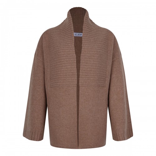 Aura camel cardigan