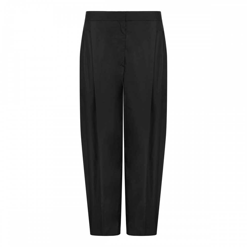 Technical taffeta tailored pants