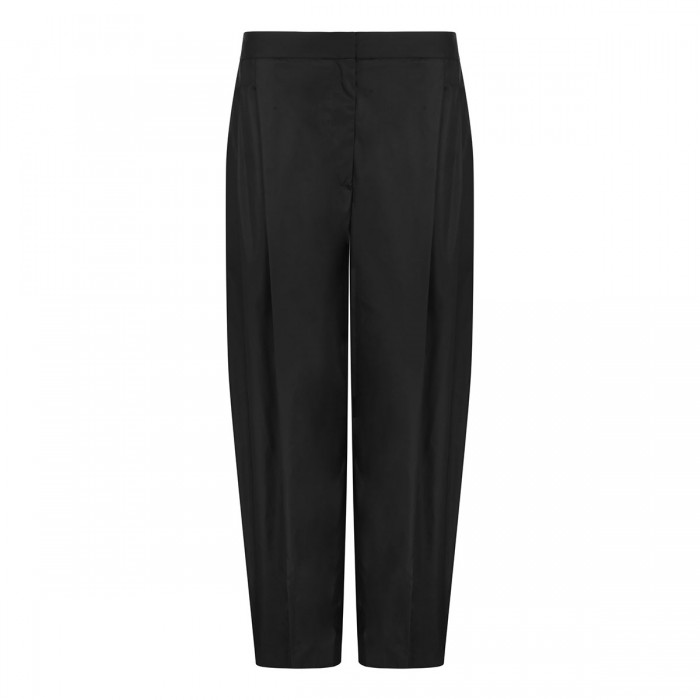 Technical taffeta tailored pants