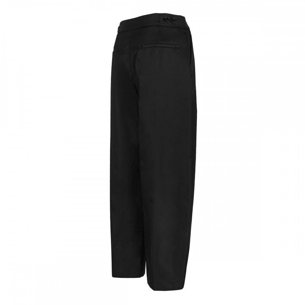 Technical taffeta tailored pants