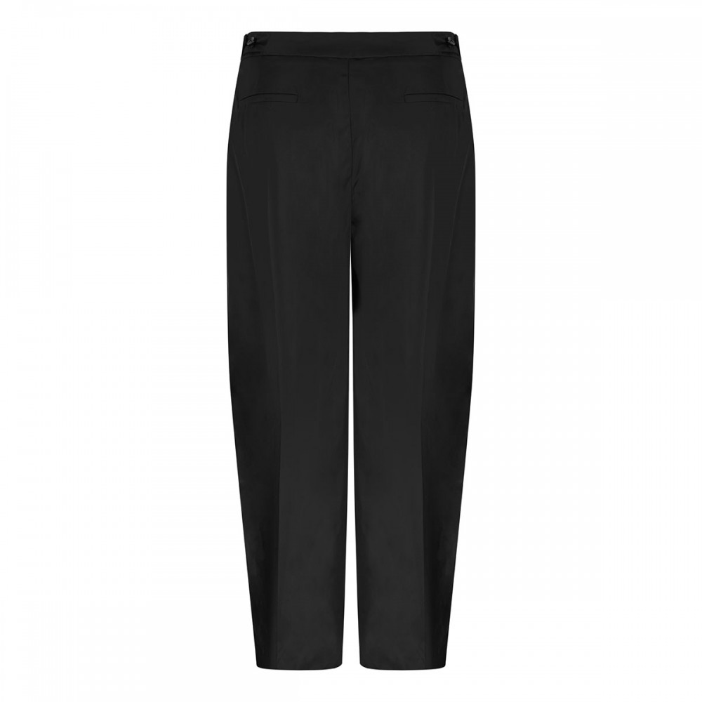 Technical taffeta tailored pants