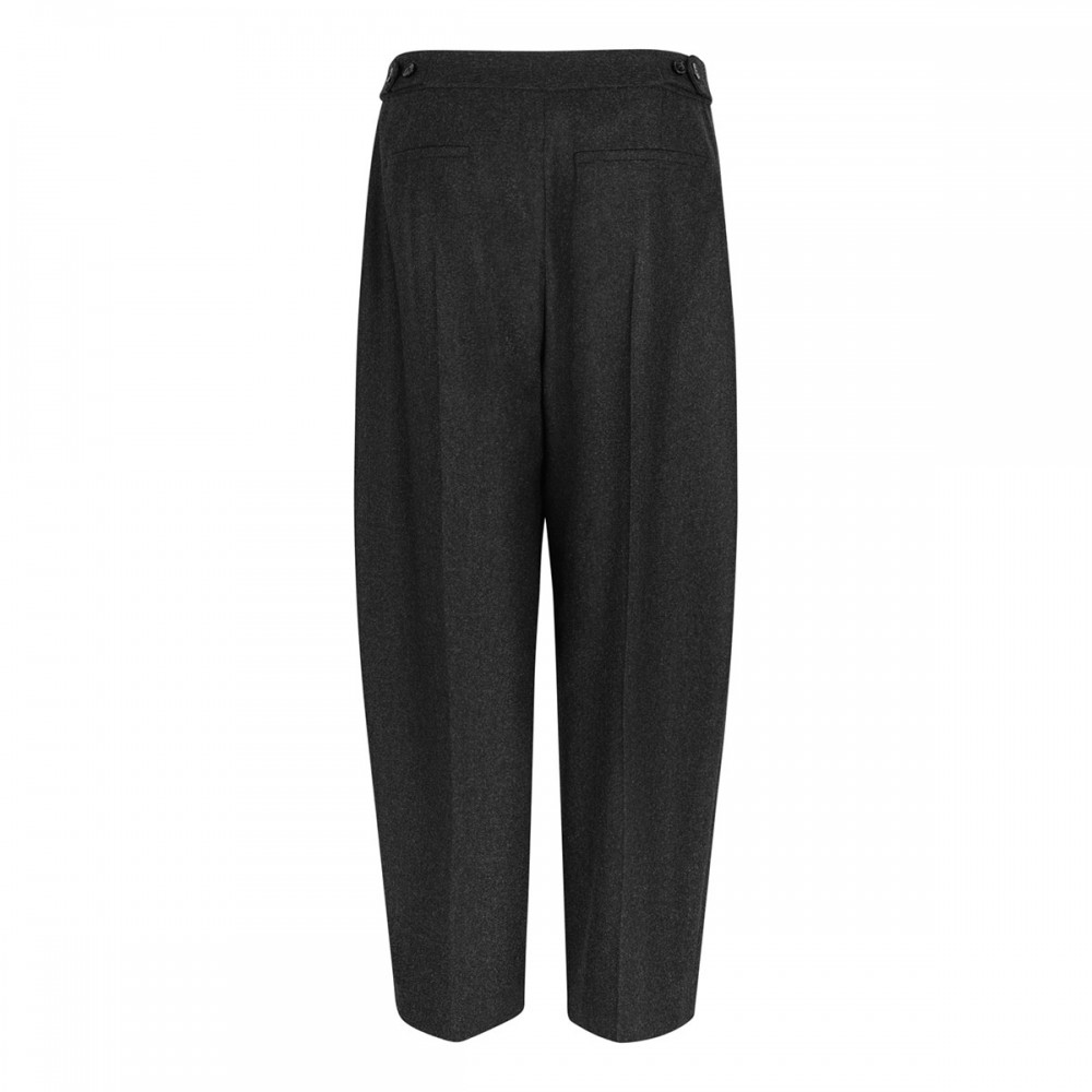 Merino flannel tailored pants